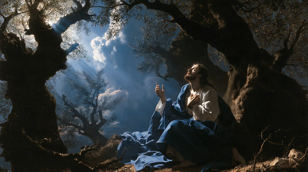 Jesus in Gethsemane - Theatrical Baroque · Landscape n° 11