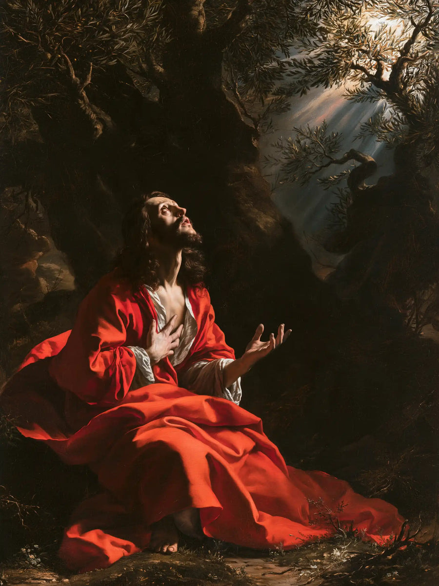 Jesus in Gethsemane - Theatrical Baroque · Portrait n° 14