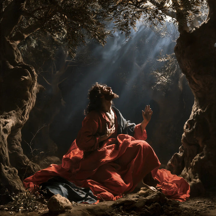 Jesus in Gethsemane - Theatrical Baroque · Square n° 3