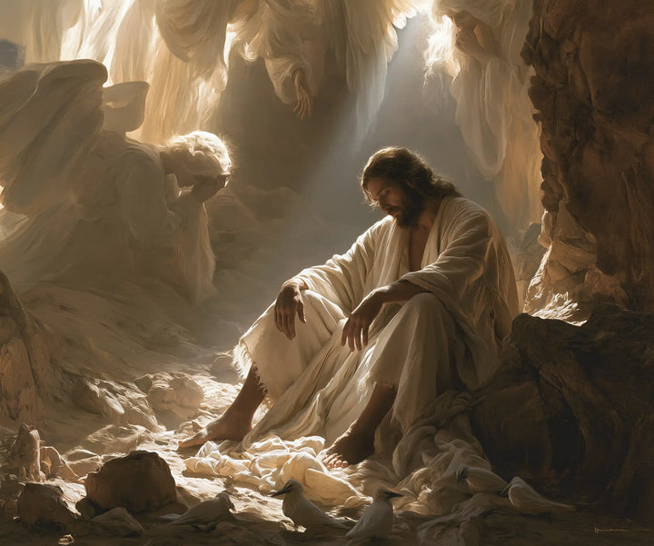 Jesus in the Desert - Angels After the Temptation · Landscape n° 5
