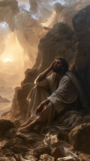 Jesus in the Desert - Angels After the Temptation · Portrait n° 11