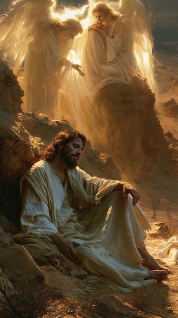 Jesus in the Desert - Angels After the Temptation · Portrait n° 15