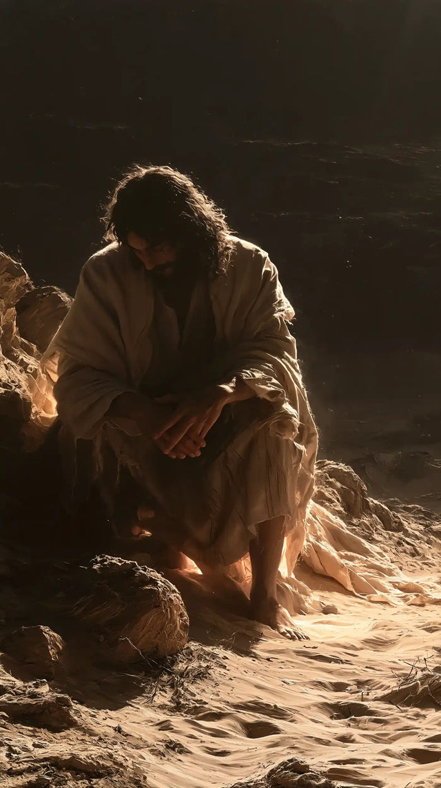 Jesus in the Desert - Christ as Divine Light · Portrait n° 11