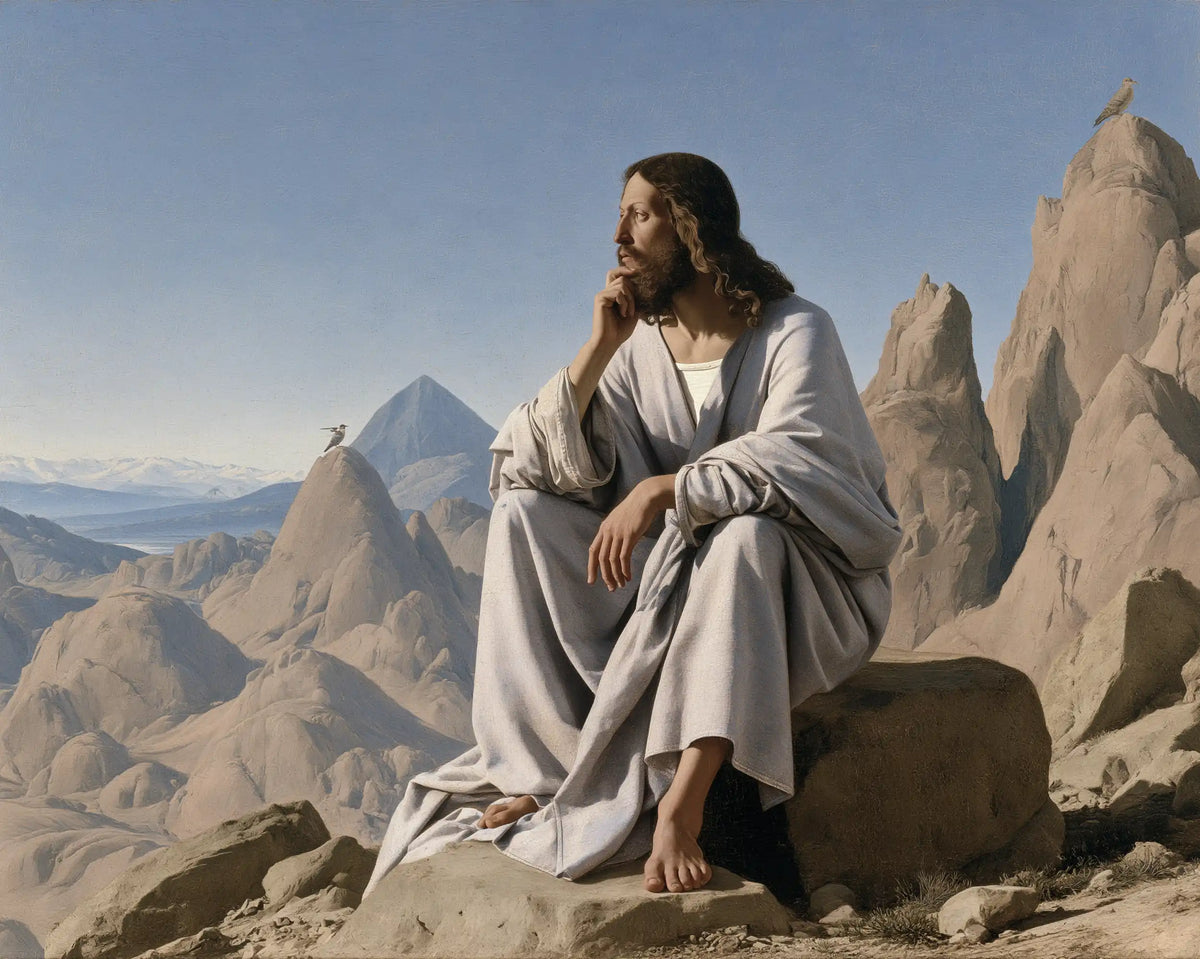 Jesus in the Desert — Thought in the Air of the Summits