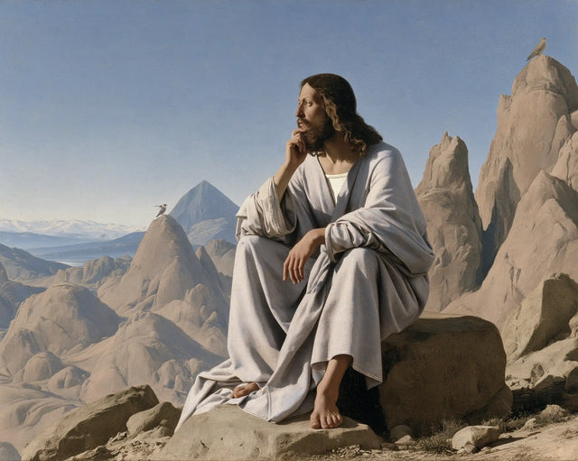 Jesus in the Desert — Thought in the Air of the Summits