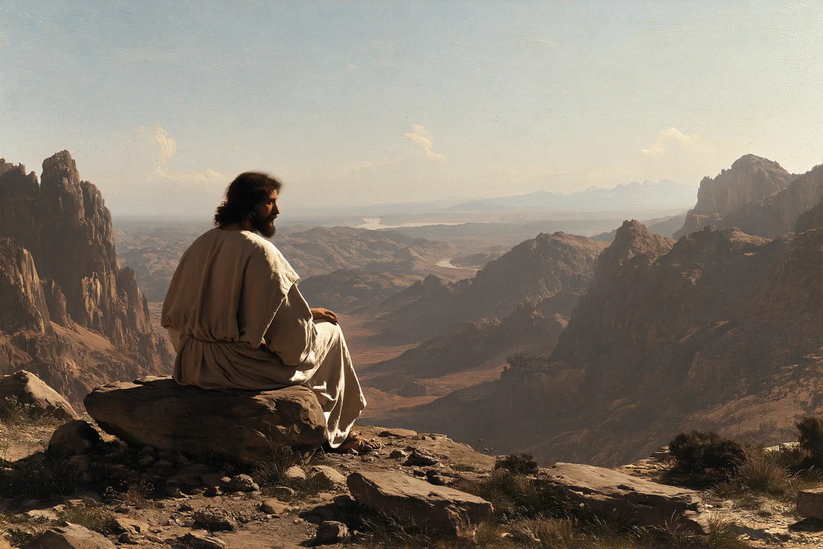Jesus in the Desert — The Gaze Offered to the Expanse