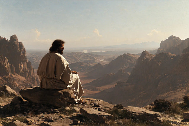 Jesus in the Desert — The Gaze Offered to the Expanse