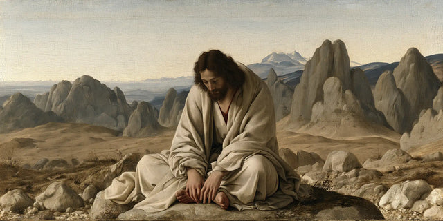 Jesus in the Desert — Contemplation on the Bare Plateau