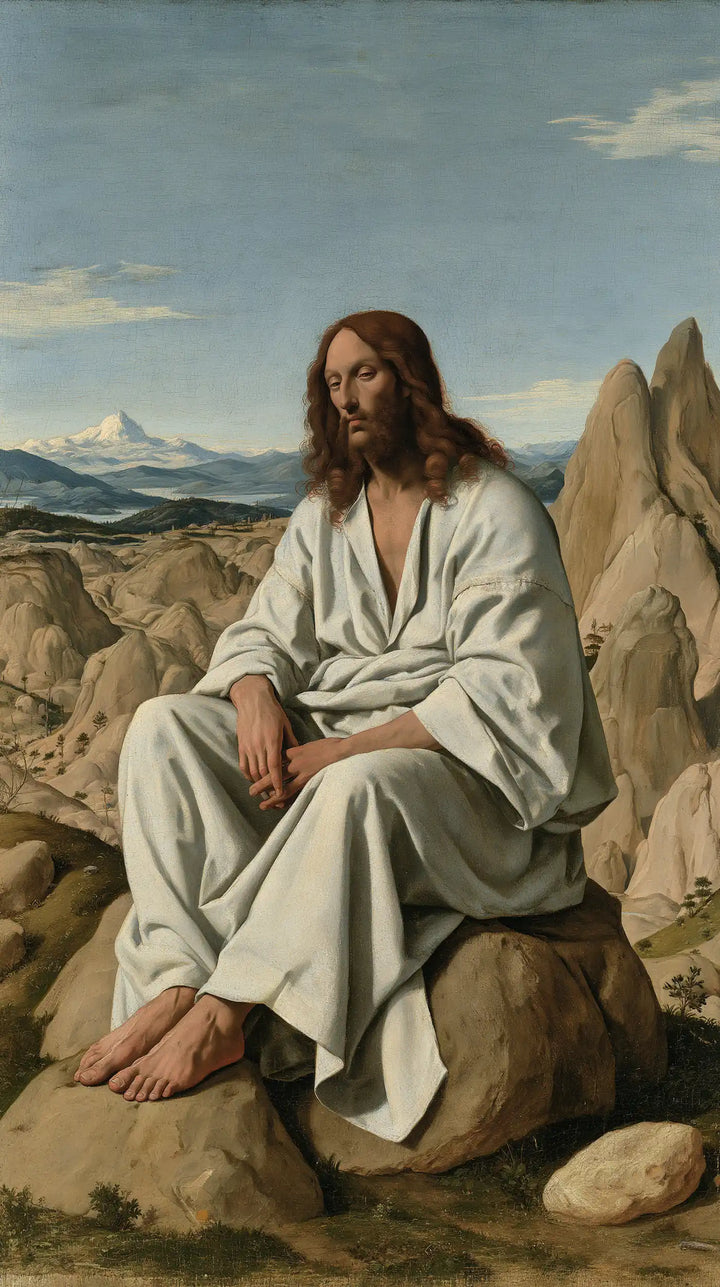 Jesus in the Desert - Florentine Renaissance · Portrait n° 12