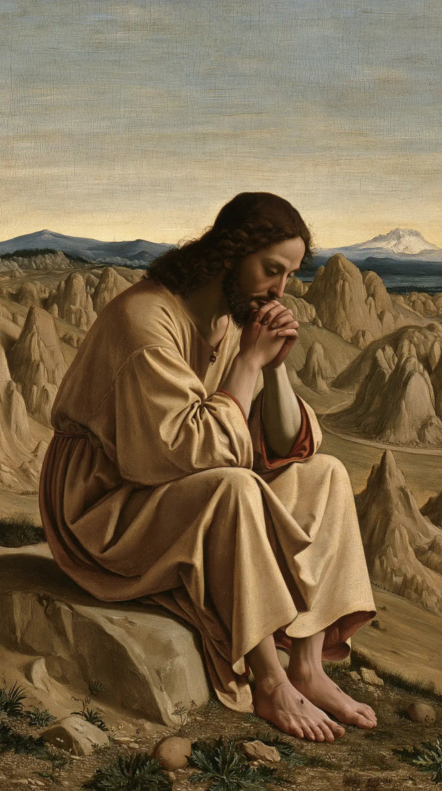 Jesus in the Desert - Florentine Renaissance · Portrait n° 27