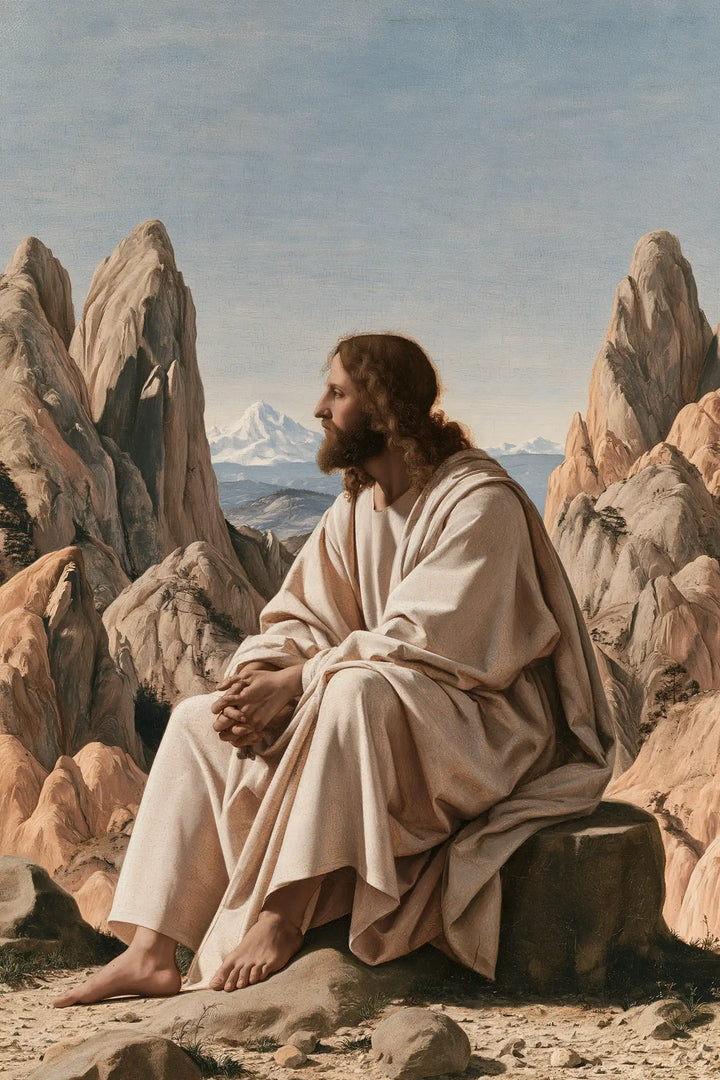 Jesus in the Desert - Florentine Renaissance · Portrait n° 30