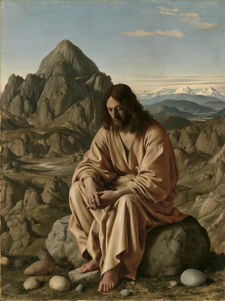 Jesus in the Desert - Florentine Renaissance · Portrait n° 36