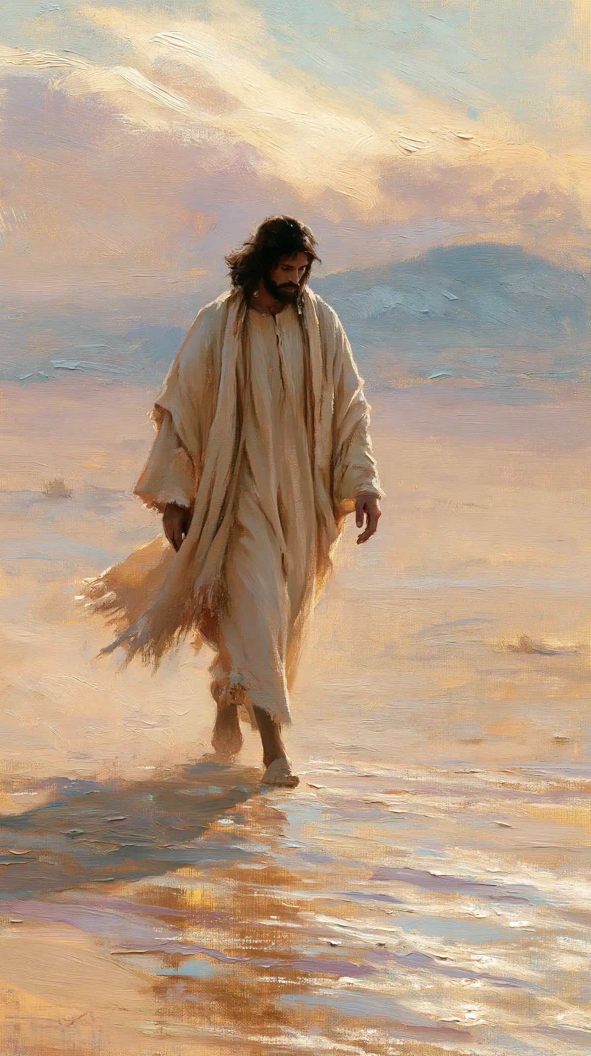 Jesus in the Desert - Impressionist · Portrait n° 1