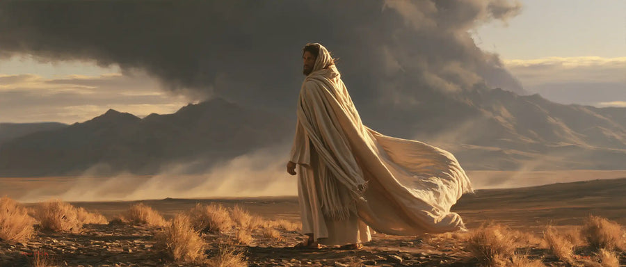 Jesus in the Desert - The Inner Struggle · Landscape n° 25