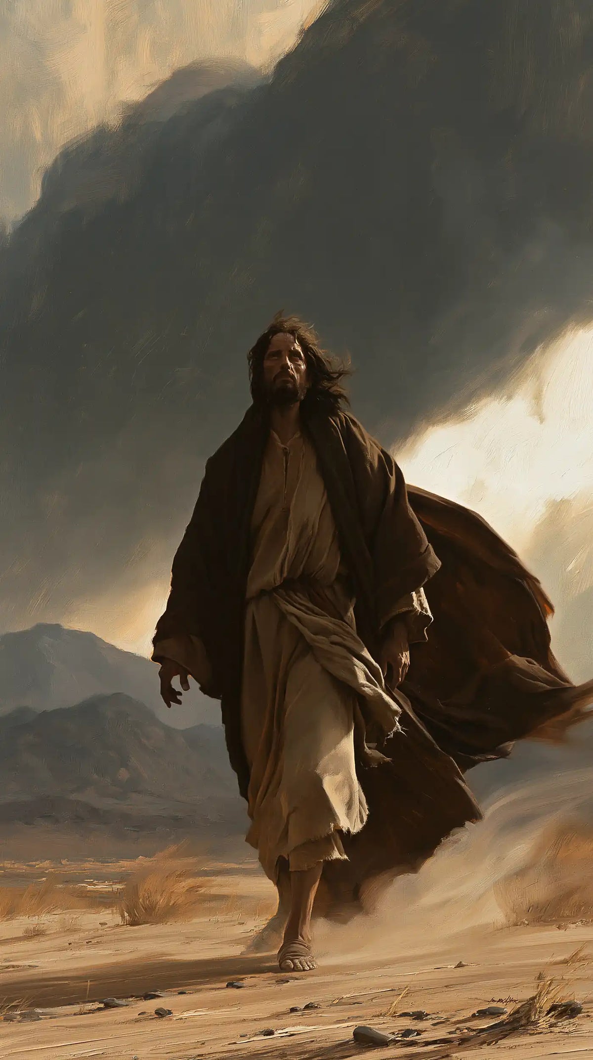 Jesus in the Desert - The Inner Struggle · Portrait n° 6