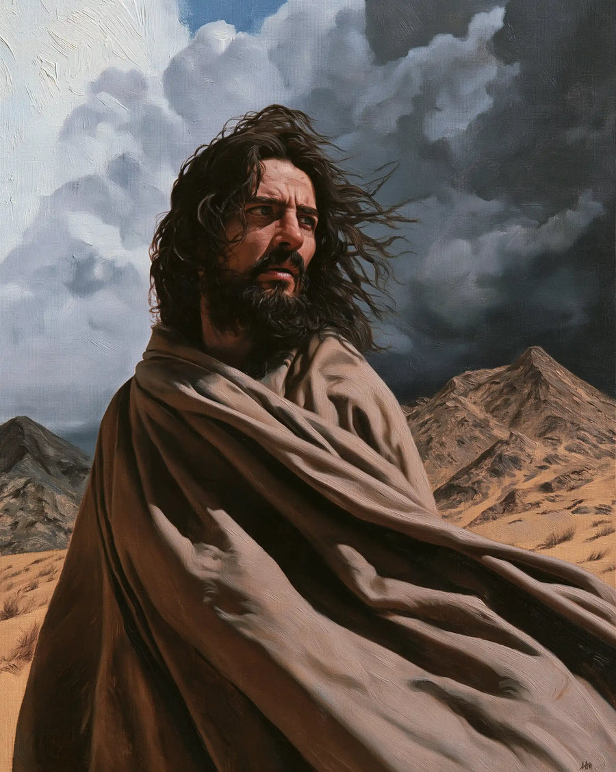 Jesus in the Desert - The Inner Struggle · Portrait n° 37