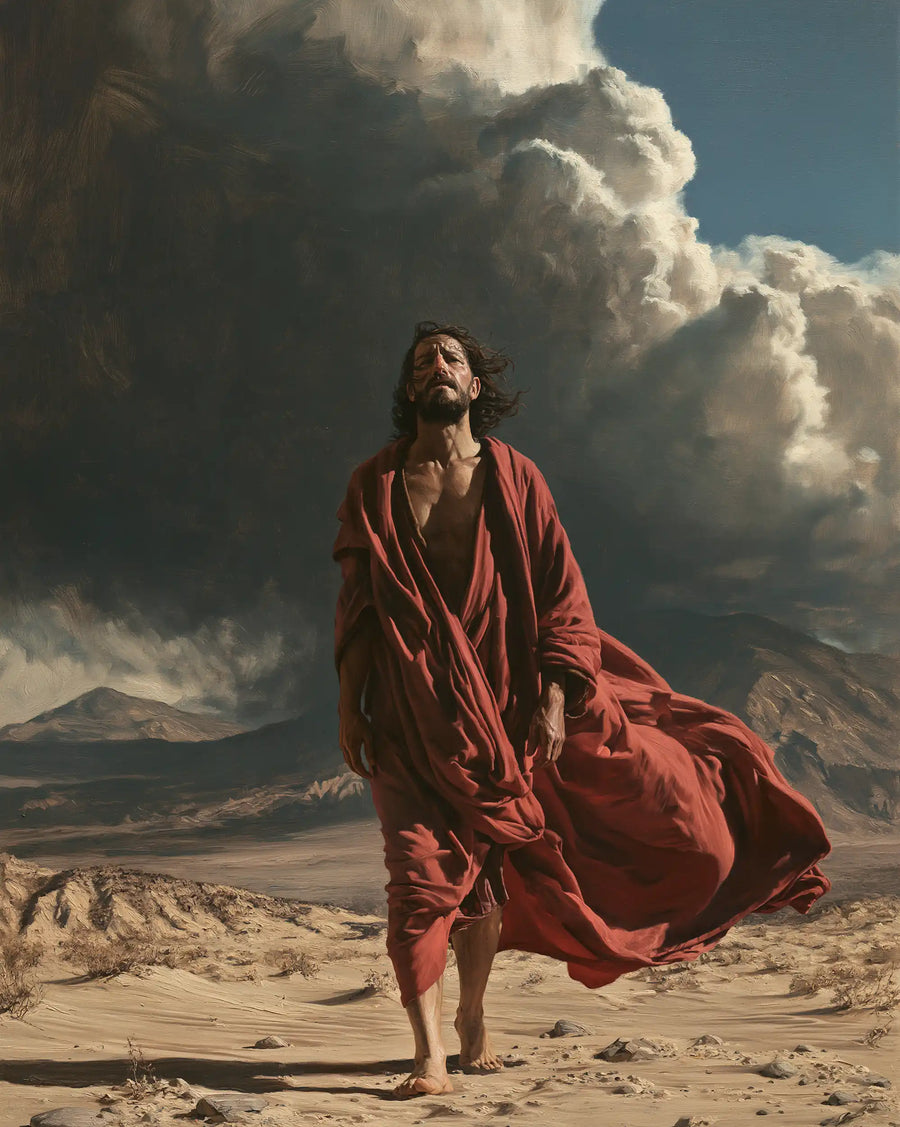 Jesus in the Desert - The Inner Struggle · Portrait n° 38