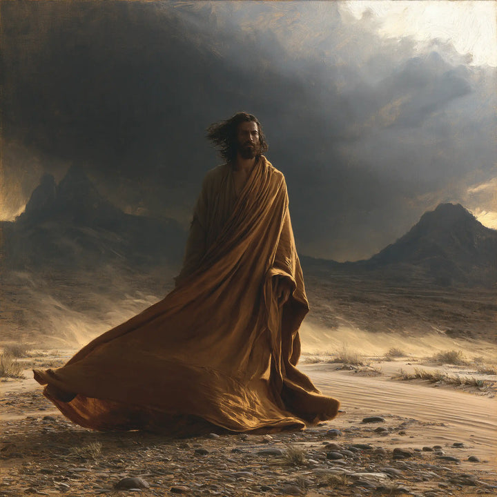 Jesus in the Desert - The Inner Struggle · Square n° 2
