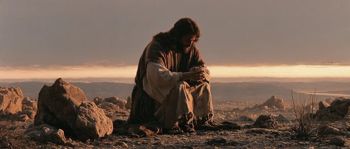 Jesus in the Desert - Jesus in Prayer · Landscape n° 25