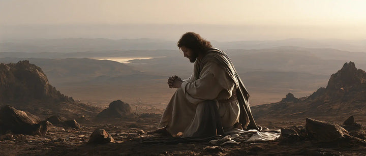 Jesus in the Desert - Jesus in Prayer · Landscape n° 26