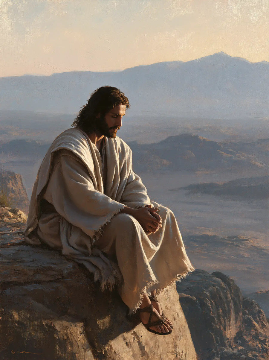 Jesus in the Desert - The Silence of the Desert · Portrait n° 32
