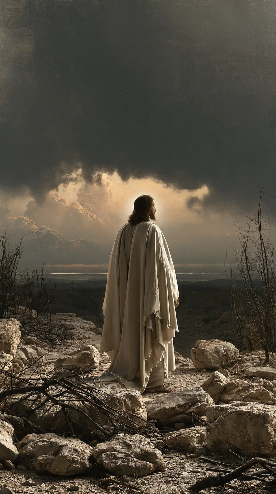 Jesus in the Desert - Symbolist · Portrait n° 2