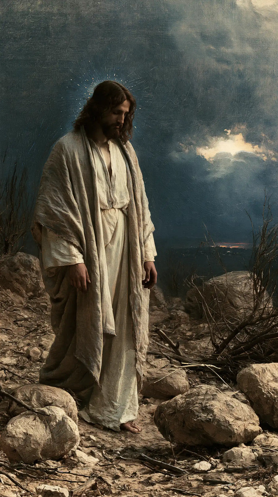 Jesus in the Desert - Symbolist · Portrait n° 5