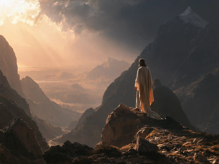 Jesus in the Desert — The Valley Offered to the Silent Gaze