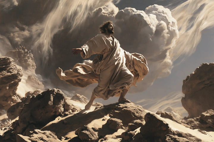 Jesus in the Desert - Theatrical Baroque · Landscape n° 13