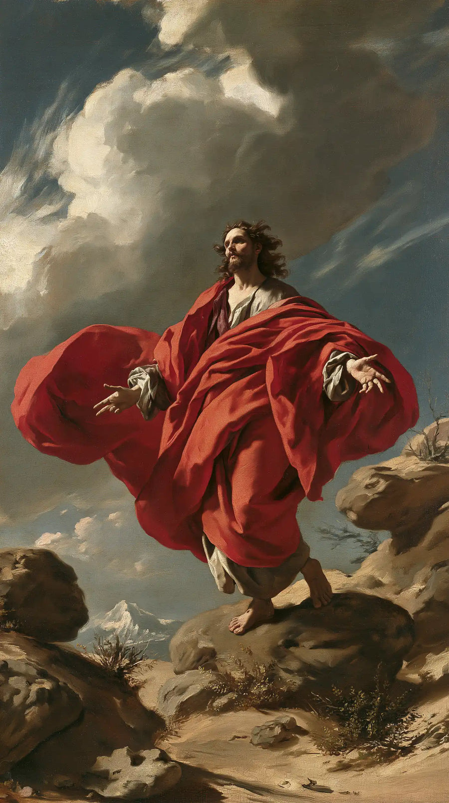 Jesus in the Desert - Theatrical Baroque · Portrait n° 5
