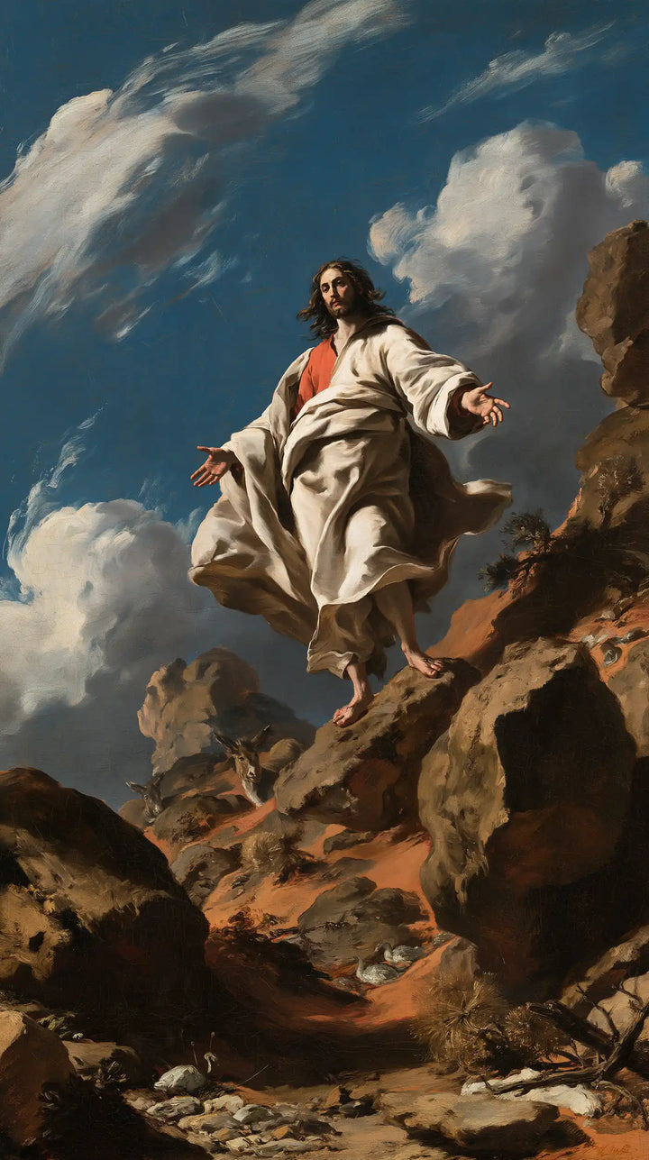 Jesus in the Desert - Theatrical Baroque · Portrait n° 10