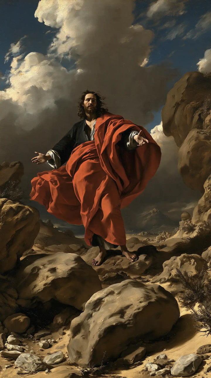 Jesus in the Desert - Theatrical Baroque · Portrait n° 21