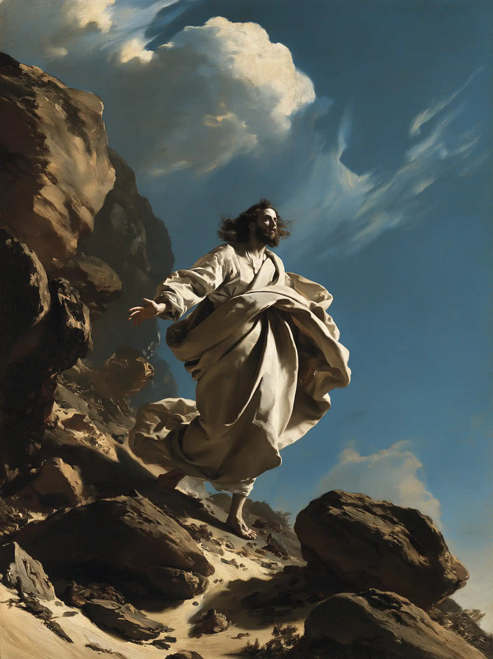 Jesus in the Desert - Theatrical Baroque · Portrait n° 35