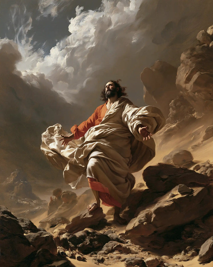 Jesus in the Desert - Theatrical Baroque · Portrait n° 39