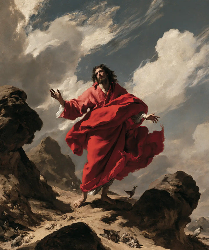 Jesus in the Desert - Theatrical Baroque · Portrait n° 42