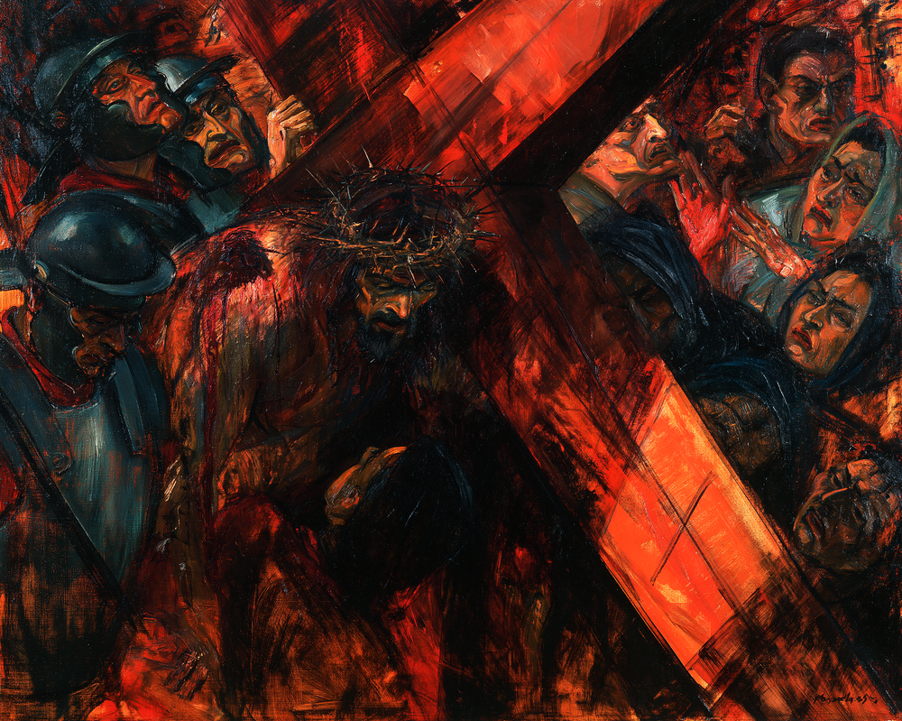 The Stations of the Cross - Expressionist · Landscape n° 6 - Christian art