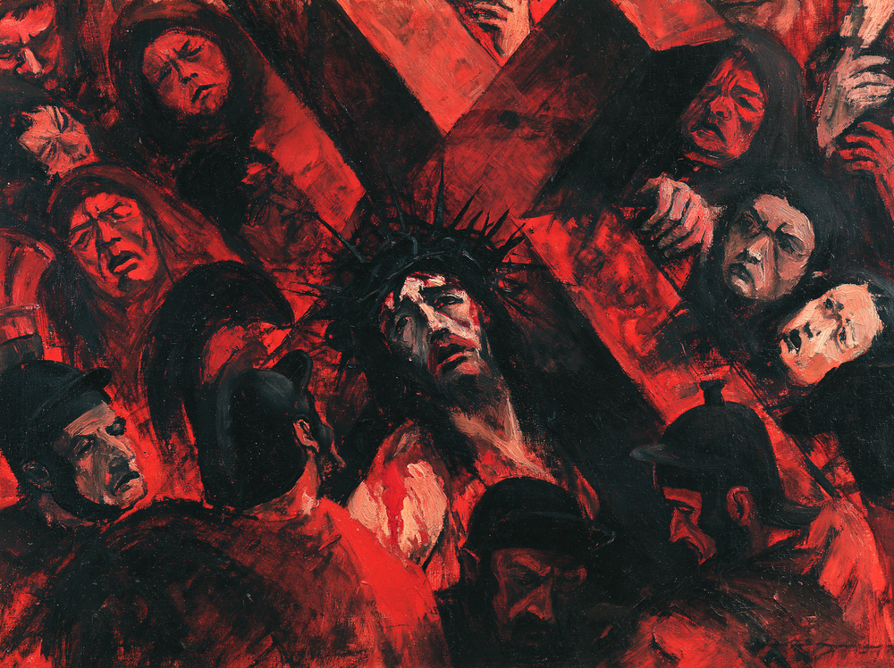 The Stations of the Cross - Expressionist · Landscape n° 9 - Christian art