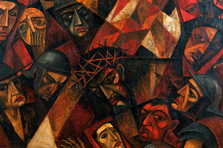 The Stations of the Cross — The Lowered Brow among Fragmented Faces