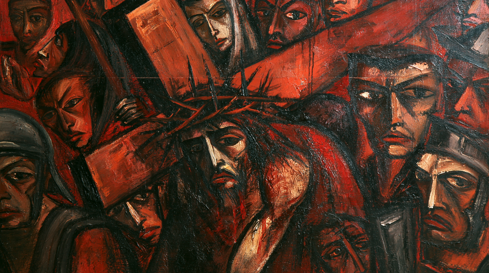 The Stations of the Cross - Expressionist · Landscape n° 16 - Christian art
