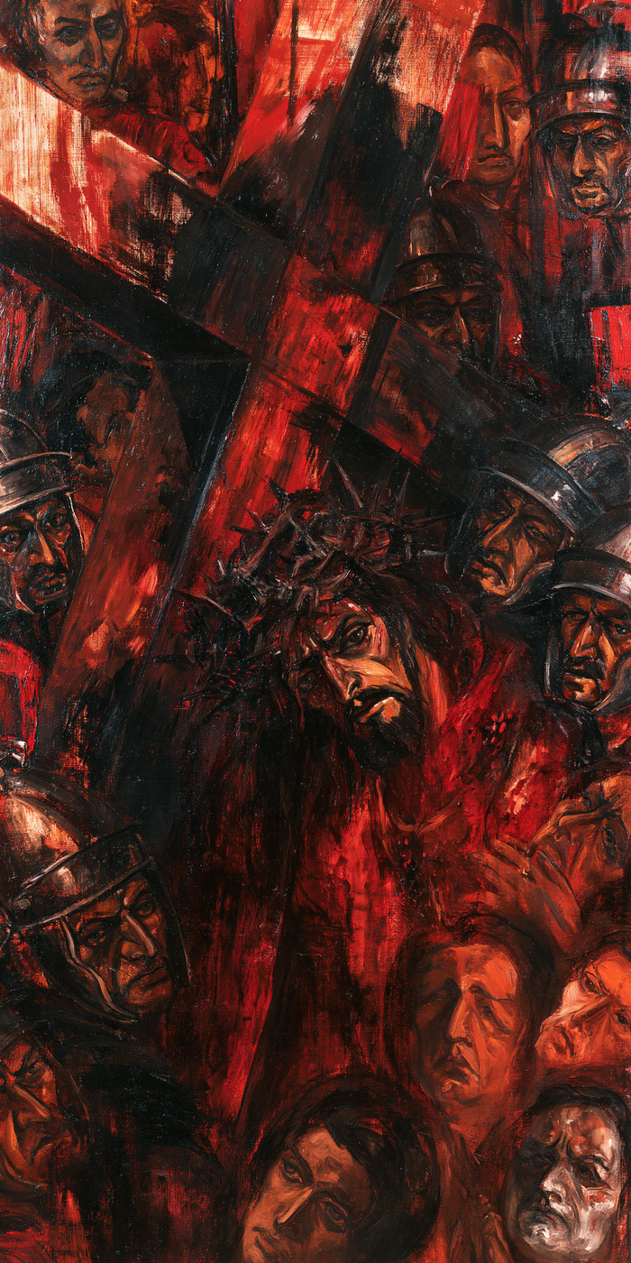 The Stations of the Cross — The Face in the Long Red Night