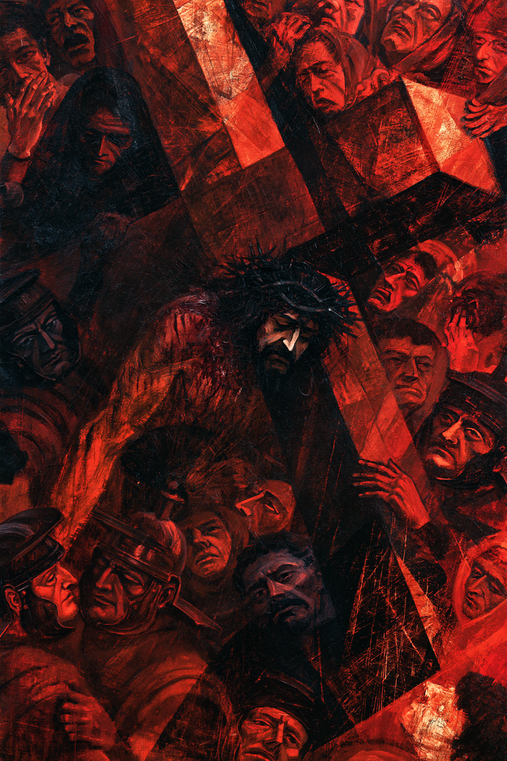 The Stations of the Cross — The Bent Body in the Red Mosaic