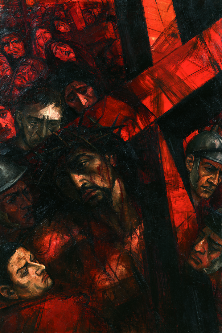 The Stations of the Cross — The Gaze beneath the Scarlet Vertical