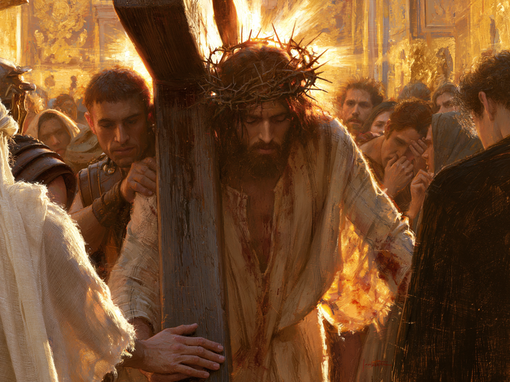 The Stations of the Cross — The Walk between Two Silhouettes