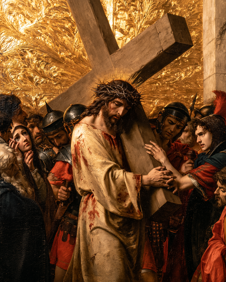 The Stations of the Cross - Sacred Gold · Portrait n° 9