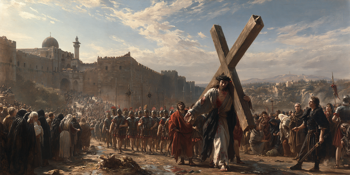 The Stations of the Cross - Sacred monumentale udsigt · Landskab n° 3