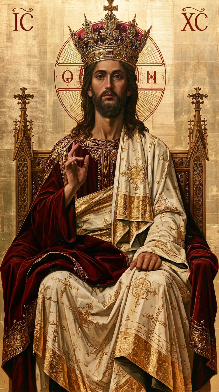 Jesus the King - Contemporary Byzantine · Portrait n° 4