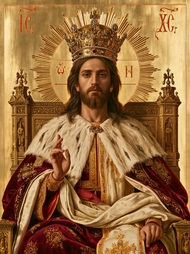 Jesus the King - Contemporary Byzantine · Portrait n° 10