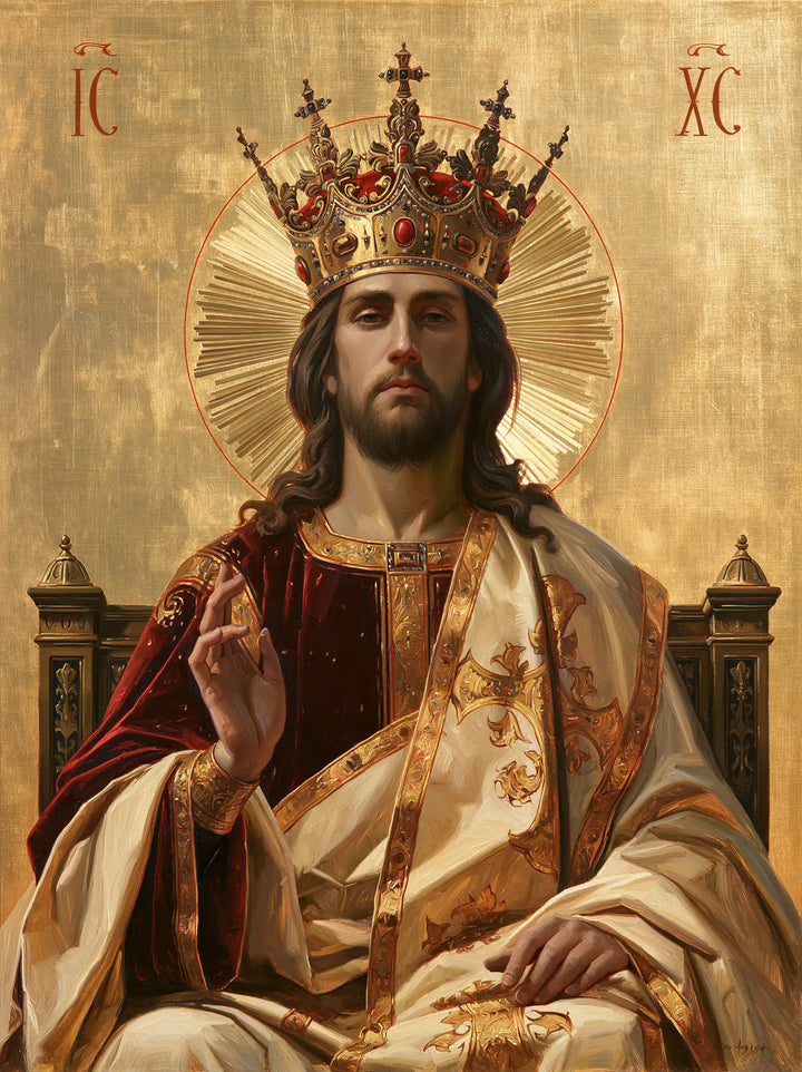 Jesus the King - Contemporary Byzantine · Portrait n° 16