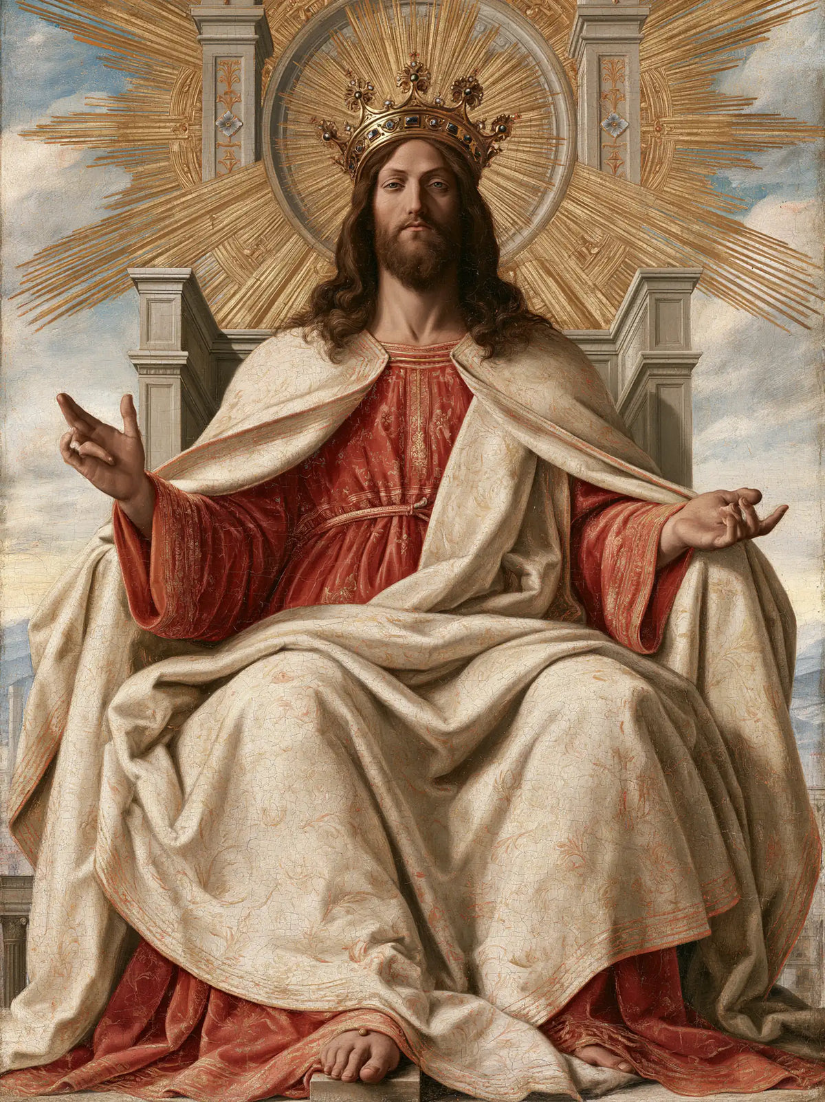 Jesus the King — The Sun Behind the Columns