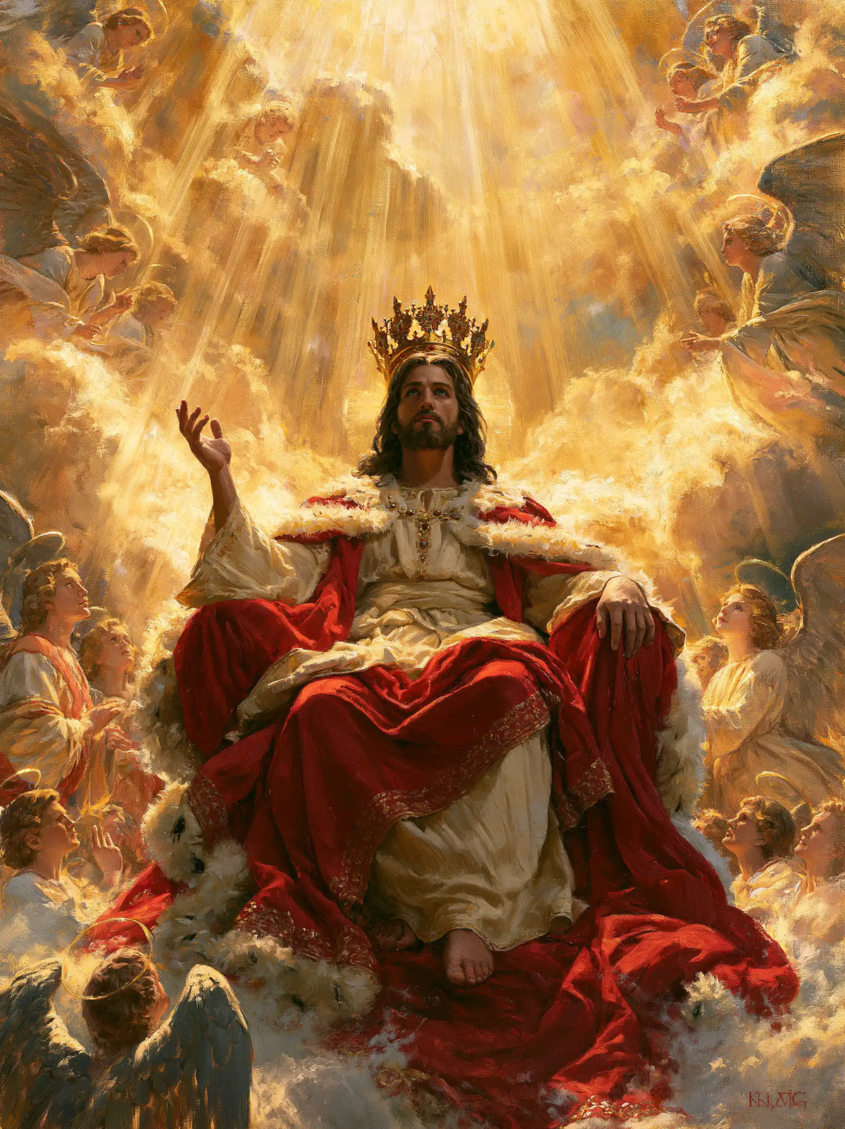 Jesus the King — Majesty Deep in the Golden Sky